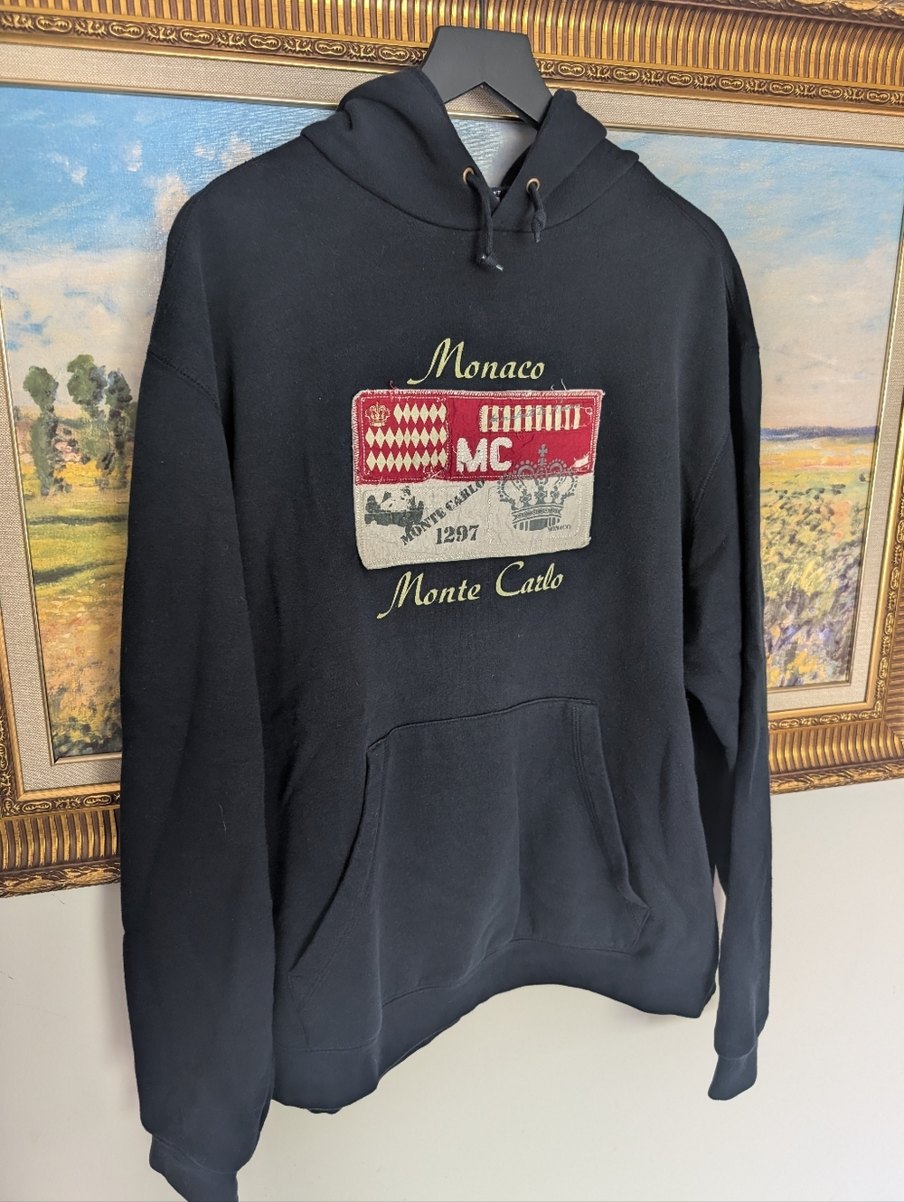Monaco Monte Carlo Patch Authentic Hoodie XL